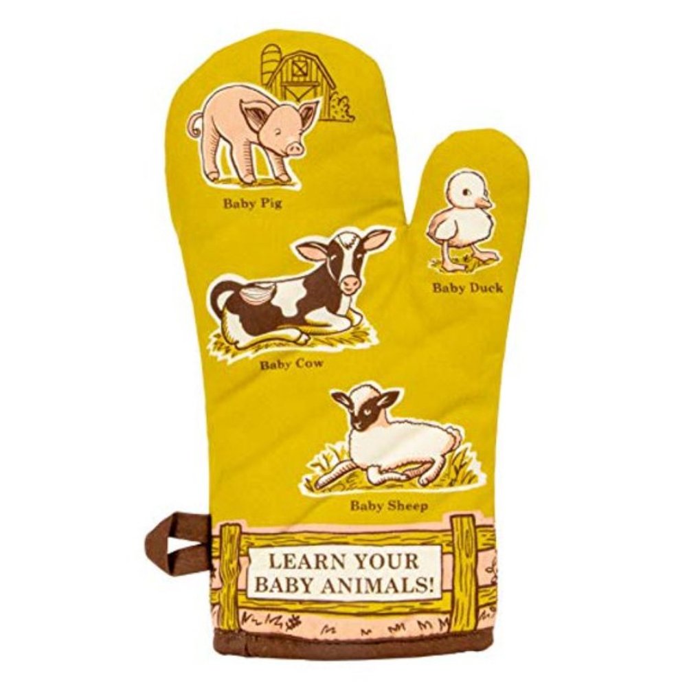 Learn Animals Oven Mitt